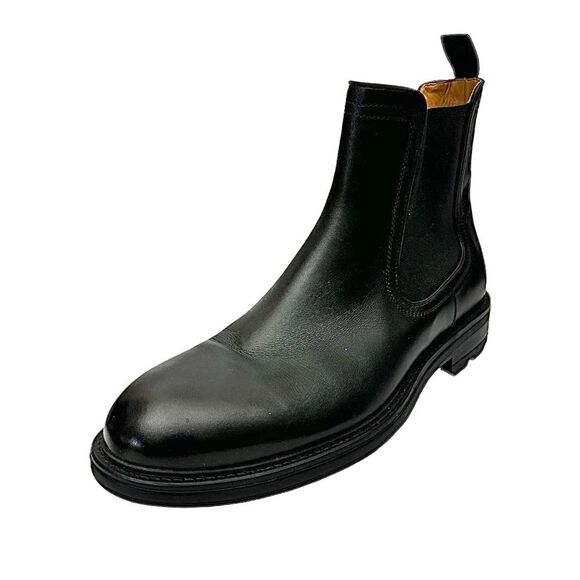 Magnanni Men’s Black Leather Chukka Boots – Size 10.5 US (EU 43.5) - Picture 6 of 9